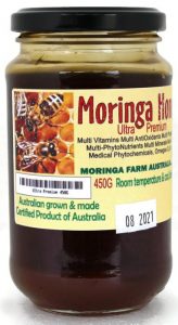 Moringa farm australia Moringa raw Ultra Premium honey 450g